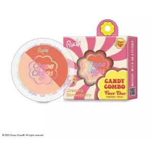 Rude Chupa Chups bronzer i hajlajter- Creamy Strawberry, 1 kom
